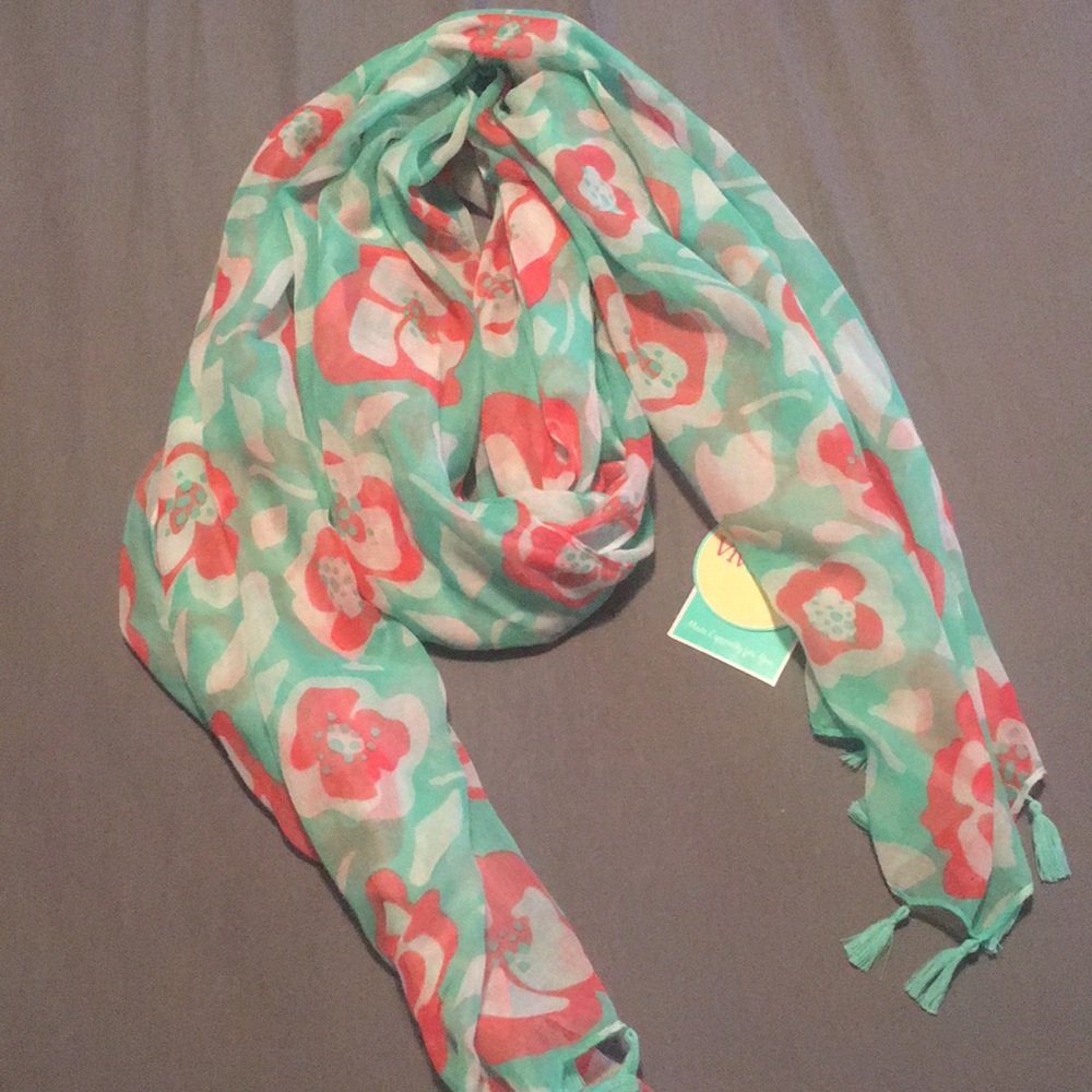 Pink Lilly scarf